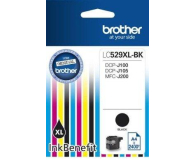 Tusz Brother LC529XLBK Black 2400str. do DCPJ100 DCPJ105 MFCJ200